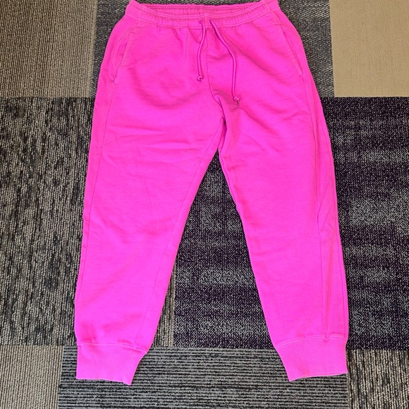 PINK Victoria's Secret Pants - PINK Victoria's Secret Neon Pink Sweatpants